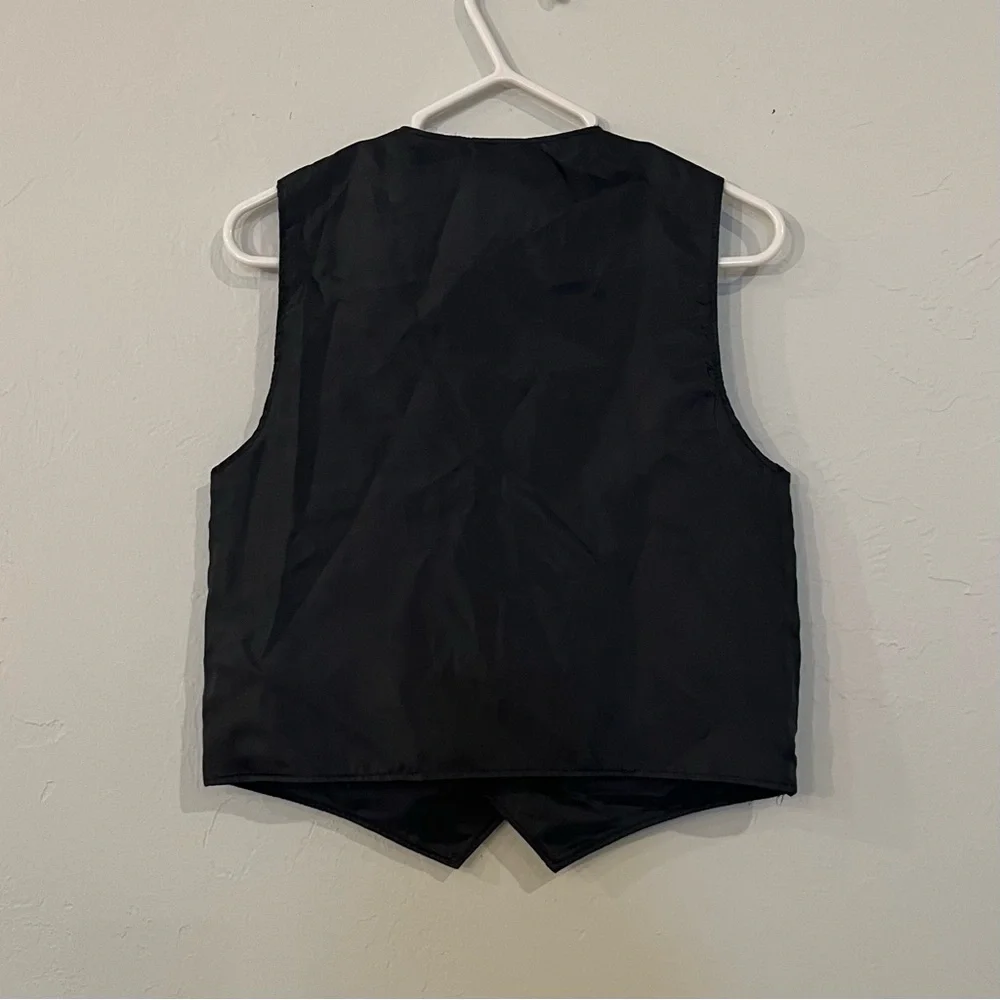 Kids Navy Blue Pinstripe Toddler Boy Suit Vest Size 2T